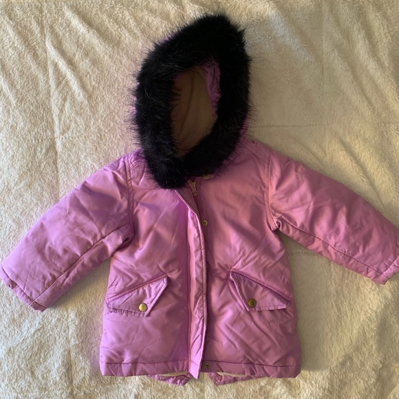 Crewcuts Other - Pretty J.Crew Crewcuts Purple Coat Outerwear Puffer Toddler Girl Sz 3